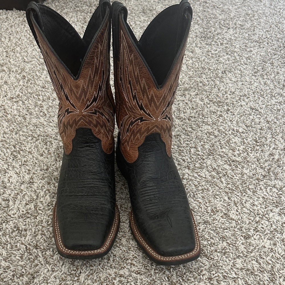Ariat Black and Brown Western Boots